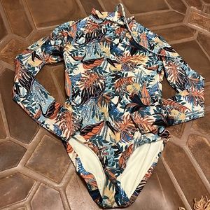 Patagonia one-piece rashguard swimsuit size M